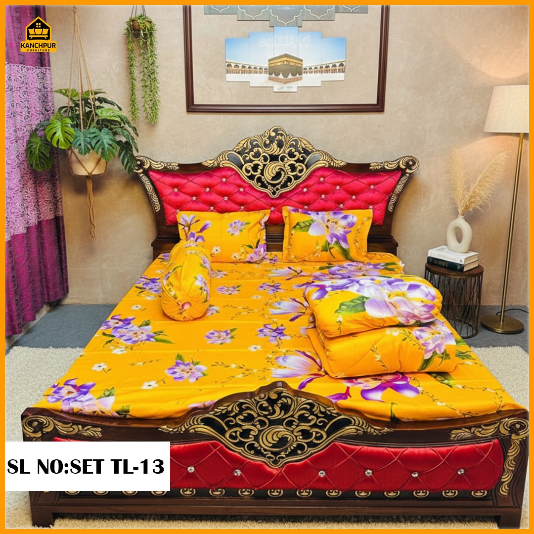 ৫ পিছ সেট লাক্সারী টুইল  কমফোর্টার TL-35